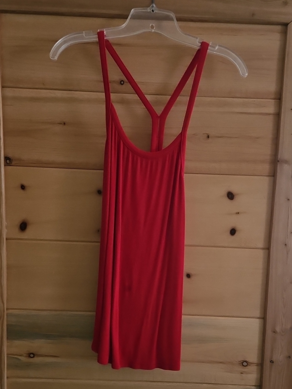 Zyia Red Strappy Women's Tank